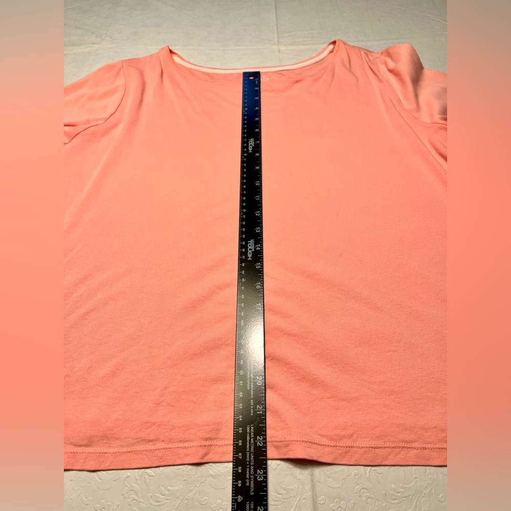 Talbots Coral Long Sleeve Women's Top - Picture 6 of 7